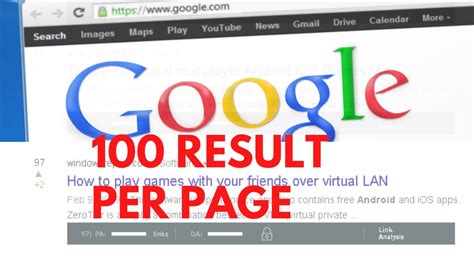 how to get 100 search results on google|How to get more than 10 results on a single Google .